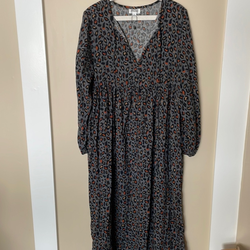 Animal Print Flowy Maxi
